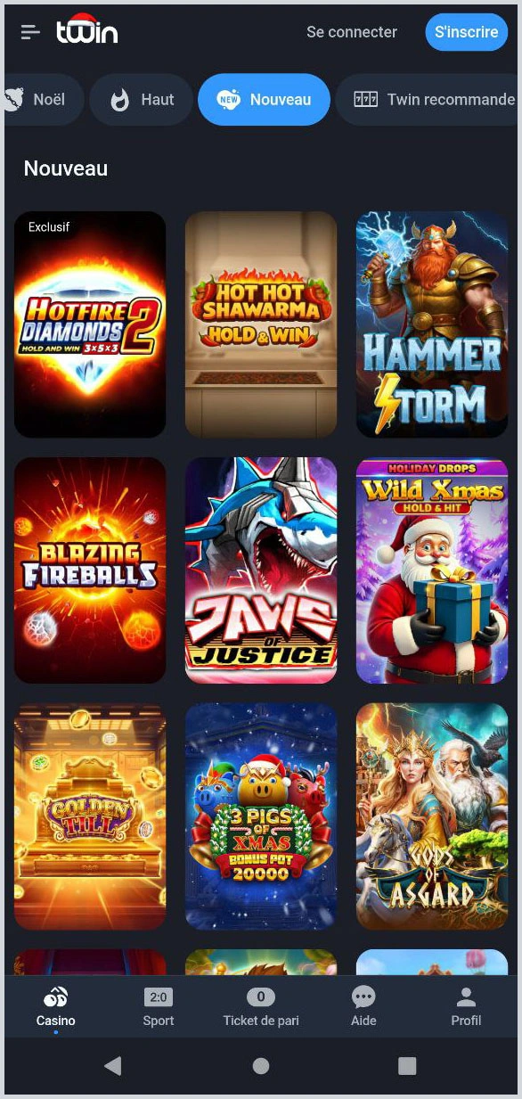 Nouvelles machines à sous quotidiennes – Twin enrichit constamment son offre